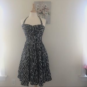 ANTHRO Girls from Savoy Halter Dress Size 8